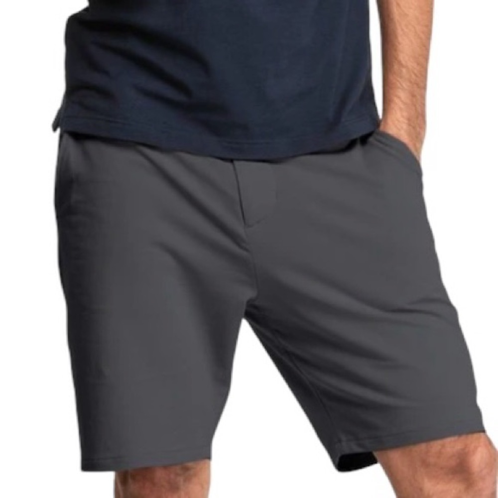 Swet Tailor Everyday Chino Short Men's 29 Gray Stretch New Comfort Classic‎